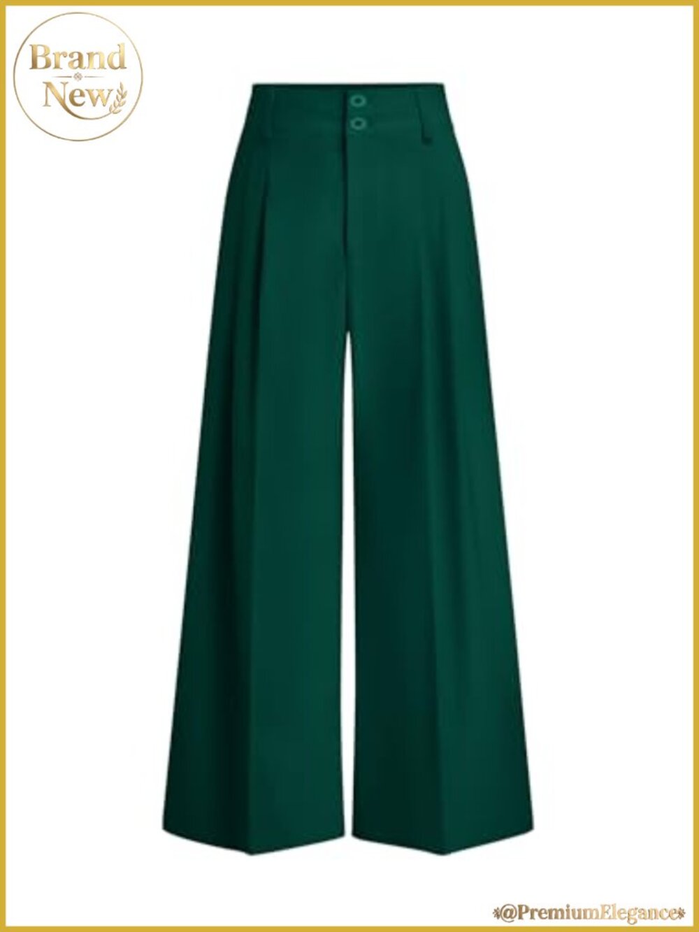 PRETTYGARDEN Women's Wide Leg Pleated Trousers High Waisted Dress Pants